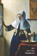 Jan Vermeer Notizbuch: Junge Frau Mit Wasserkanne Am Fenster - Perfekt Für Notizen - Modisches Tagebuch - Ideal Für Die Schule, Studium, Reze
