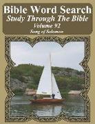 Bible Word Search Study Through the Bible: Volume 92 Song of Solomon