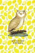 My Spirit Animal: 6x9 Trim 110 Page Dot Bullet Grid Journal / Notebook