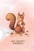 My Spirit Animal: 6x9 Trim 110 Page Dot Bullet Grid Journal / Notebook