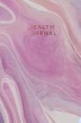 Health Journal: Violet Marble Workbook for Women and Girls &#9733, 100 Days of Health Journaling &#9733, Log Your Sleep, Food, Exercis