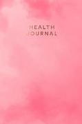 Health Journal: Pink Clouds Workbook for Women and Girls &#9733, 100 Days of Health Journaling &#9733, Log Your Sleep, Food, Exercise