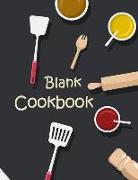 Blank Cookbook: Blank Recipes Book to Write In, 120 Pages 8.5*11 Inch