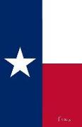 Texas: Flagge, Notizbuch, Urlaubstagebuch, Reisetagebuch Zum Selberschreiben
