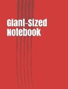 Giant-Sized Notebook: Jumbo Notebook, Journal, 500 Pages, 250 Ruled Sheets