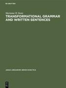 Transformational Grammar and Written Sentences