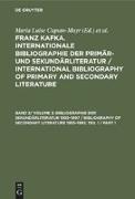Bibliographie der Sekundärliteratur 1955¿1997 / Bibliography of Secondary Literature 1955¿1997