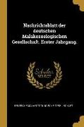 Nachrichtsblatt Der Deutschen Malakozoologischen Gesellschaft. Erster Jahrgang