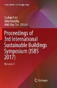 Proceedings of 3rd International Sustainable Buildings Symposium (ISBS 2017)