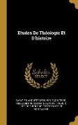 Etudes De Théologie Et D'histoire