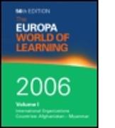World of Learning 2006 Volume 1