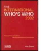 The International Who's Who 2002