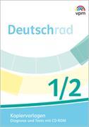 Deutschrad 1/2. Kopiervorlagen. Diagnose und Tests mit CD