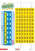 Einstern, Mathematik, Kartonbeilagen zu Ausgabe 2004, Band 4, Zahlenschieber, Kartonbeilagen, 10 Stück im Beutel
