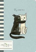 My Sweet Love: 1920's Postcard - Two Cats in Loe