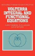 Volterra Integral and Functional Equations