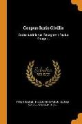 Corpus Iuris Civilis: Codex Iustinianus, Recognovit Paulus Krueger