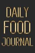 Daily Food Journal: Get That Booty in Shape 90 Day Meal Planner for That Killer Bikini Body Black & Gold Food Log to Plan and Track Your M