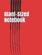 Giant-Sized Notebook: Jumbo Notebook, Journal, 500 Pages, 250 Ruled Sheets