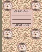 Wide Ruled Composition Book: Who Can Resist Adorable Hedgehogs? These Cuties on Your Notebook Will Help Keep You Smiling at School, Work, or Home!