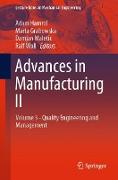 Advances in Manufacturing II