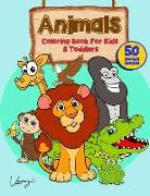 Animals Coloring Book for Kids and Toddlers