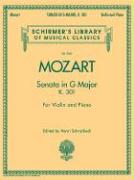 Sonata in G Major, K301: Schirmer Library of Classics Volume 2067 for Violin and Piano