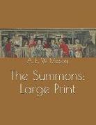 The Summons: Large Print