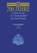 200 Jahre Freimaurerloge "Zur Vaterlandsliebe" im Orient Wismar