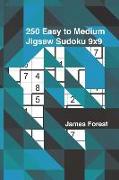 250 Easy to Medium Jigsaw Sudoku 9x9: Sudoku Puzzle Book for Adults