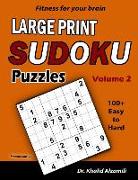Fitness for Your Brain: Large Print Sudoku Puzzles: 100+ Easy to Hard Puzzles - Train Your Brain Anywhere, Anytime!