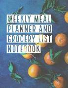 Weekly Meal Planner and Grocery List Notebook: Track and Plan Your Meal Weekly 100 Pages Food Planner 8.5 X 11 Inches (Volume 7)