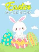 Easter Maze Book: Fun and Challenging Mazes for Kids 4-8: An Amazing Book for Kids to Catch the Easter Bunny and Find the Hidden Easter