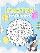 Easter Maze Book: Fun and Challenging Mazes for Kids 4-8: An Amazing Book for Kids to Catch the Easter Bunny and Find the Hidden Easter