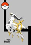 Notebook: Arceus Medium College Ruled Notebook 129 Pages Lined 7 X 10 in (17.78 X 25.4 CM)