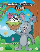 Animal Coloring Books for Kids Ages 4-8: 30 Fun Animals to Color for Preschool Prep and Success at School