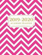 2019-2020 Academic Planner Weekly and Monthly 8.5 X 11: Pink Chevron Calendar Schedule Organizer and Journal Notebook (July 2019 - June 2020)