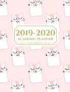 2019-2020 Academic Planner Weekly and Monthly 8.5 X 11: Cute Cat Calendar Schedule Organizer and Journal Notebook (July 2019 - June 2020)