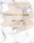 2019-2020 Academic Planner: Academic Calendar and Day Planner Monthly Daily Schedule Appointment Book July 2019-June 2020, Marble Cover