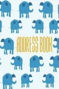 Address Book: Alphabetical Organizer with Birthday, Address, Work/Mobile Numbers, Social Media and Email