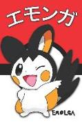 Emolga: &#12456,&#12514,&#12531,&#12460, Emonga Pokemon Lined Journal Notebook