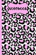 Notebook: Cheetah Print Design Blank Lined Notebook(6 X 9 Inches 120 Decorated Inside Pages Vol. 1)