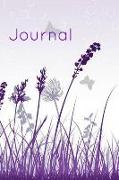 Journal: Butterfly Lavender Homework Book Notepad Notebook Composition and Journal Gratitude Diary Gift
