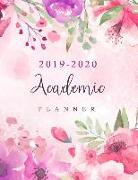 2019-2020 Academic Planner: Watercolor Flower Design July 2019 - June 2020 Weekly & Monthly Planner Schedule & Organizer