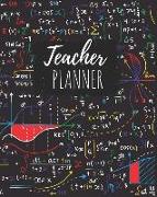 Teacher Planner: Math Formulas Lesson Planner for Teachers Weekly and Monthly Teacher Plan and Record Calendar Book for July 2019 Throu