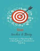 Goal Tracker and Diary Recording Annual Goal Every Year and Seeing Progress and Achievement Life Long