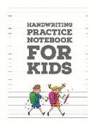 Handwriting Practice Notebook for Kids: Blank Dotted Lined Paper Sheet for Kindergarten Handwriting Workbook 100 Pages 8.5x11 Inches (Volume 3)