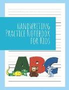 Handwriting Practice Notebook for Kids: Blank Dotted Lined Paper Sheet for Kindergarten Handwriting Workbook 100 Pages 8.5x11 Inches (Volume 6)