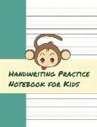 Handwriting Practice Notebook for Kids: Blank Dotted Lined Paper Sheet for Kindergarten Handwriting Workbook 100 Pages 8.5x11 Inches (Volume 9)