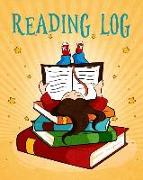 Reading Log for Kids: (8 X 10 Large) Reading Notebook for Ages 7 - 12 Child Friendly Layout 100 Record Pages